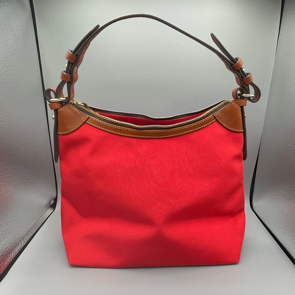 Dooney & Bourke Red Nylon Erica Bag NWOT - Picture 4 of 12